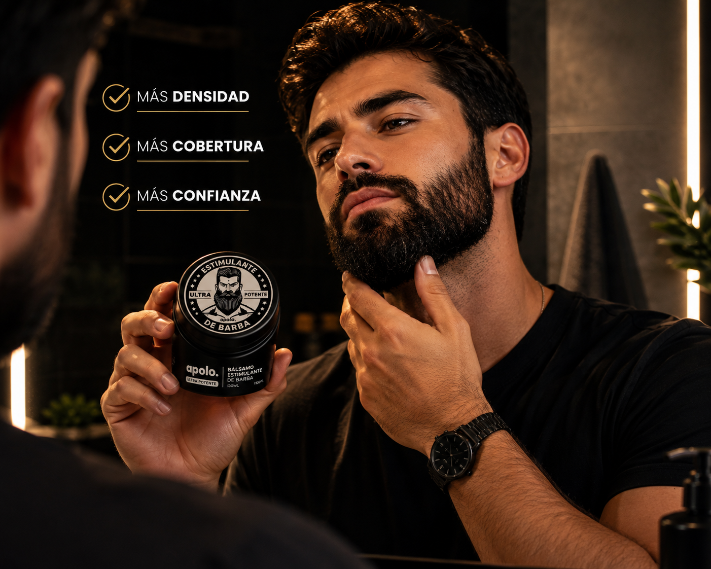 Bálsamo para Crecimiento de Barba Ultra Potente con Minoxidil 20% | 80mL