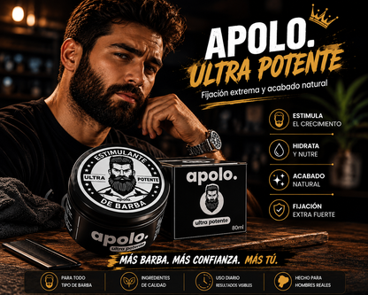 Bálsamo para Crecimiento de Barba Ultra Potente con Minoxidil 20% | 80mL