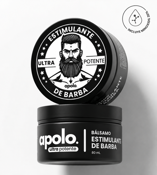 Bálsamo para Crecimiento de Barba Ultra Potente con Minoxidil 20% | 80mL