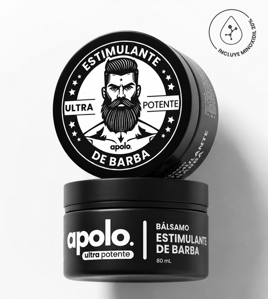 Bálsamo para Crecimiento de Barba Ultra Potente con Minoxidil 20% | 80mL